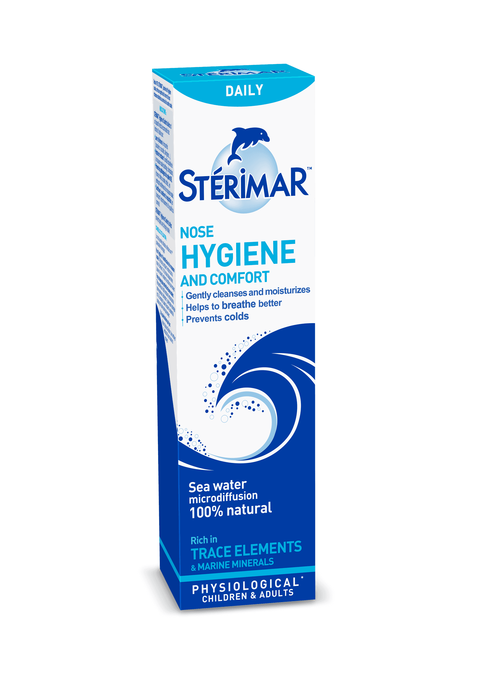 Xịt mũi Sterimar Hygiene and Comfort hỗ trợ vệ sinh mũi hàng ngày, dùng cho trẻ từ 3 tuổi