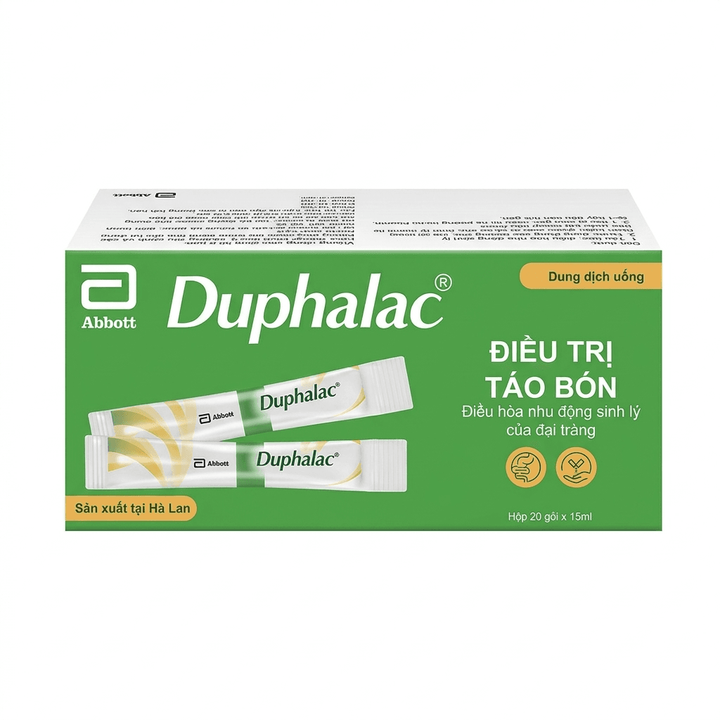 Duphalac điều trị táo bón hiệu quả và tăng cường lợi khuẩn ruột