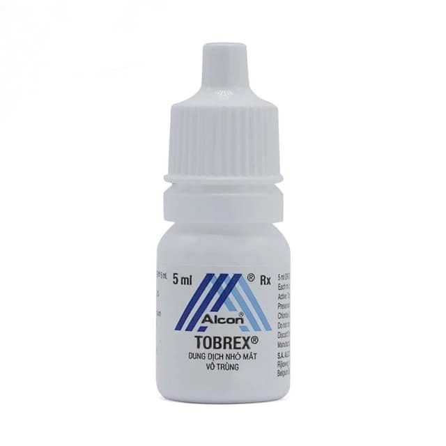 Thuốc nhỏ mắt Tobrex điều trị nhiễm khuẩn ở mắt