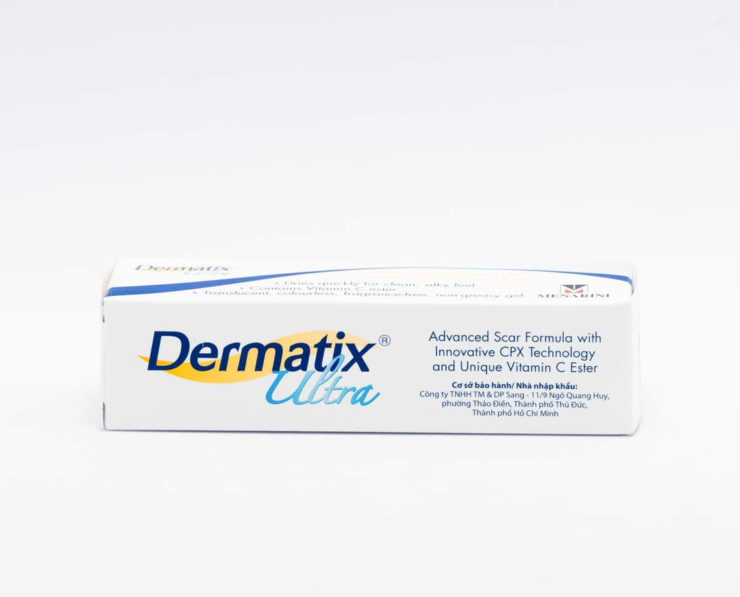 Gel Dermatix Ultra cải thiện hiệu quả sẹo lồi và sẹo phì đại