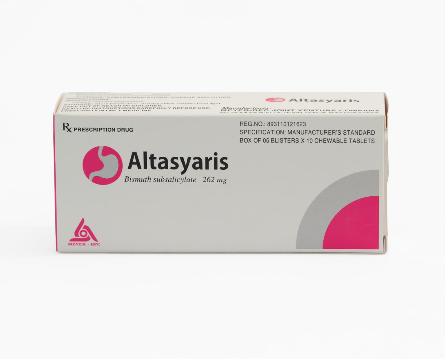 Thuốc Altasyaris 262mg - điều trị khó tiêu, viêm loét dạ dày