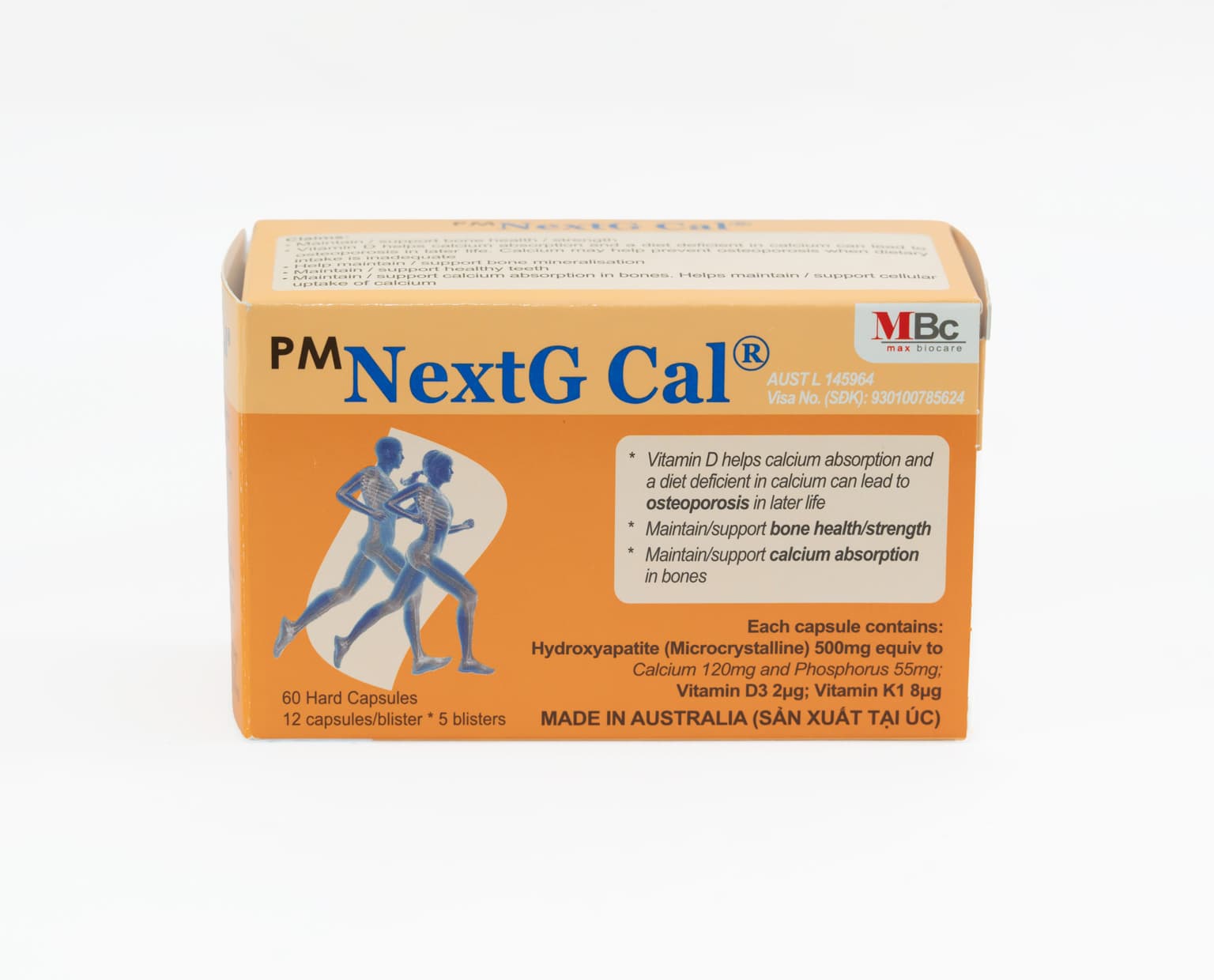 PM NEXTG CAL bổ sung canxi, trị loãng xương 