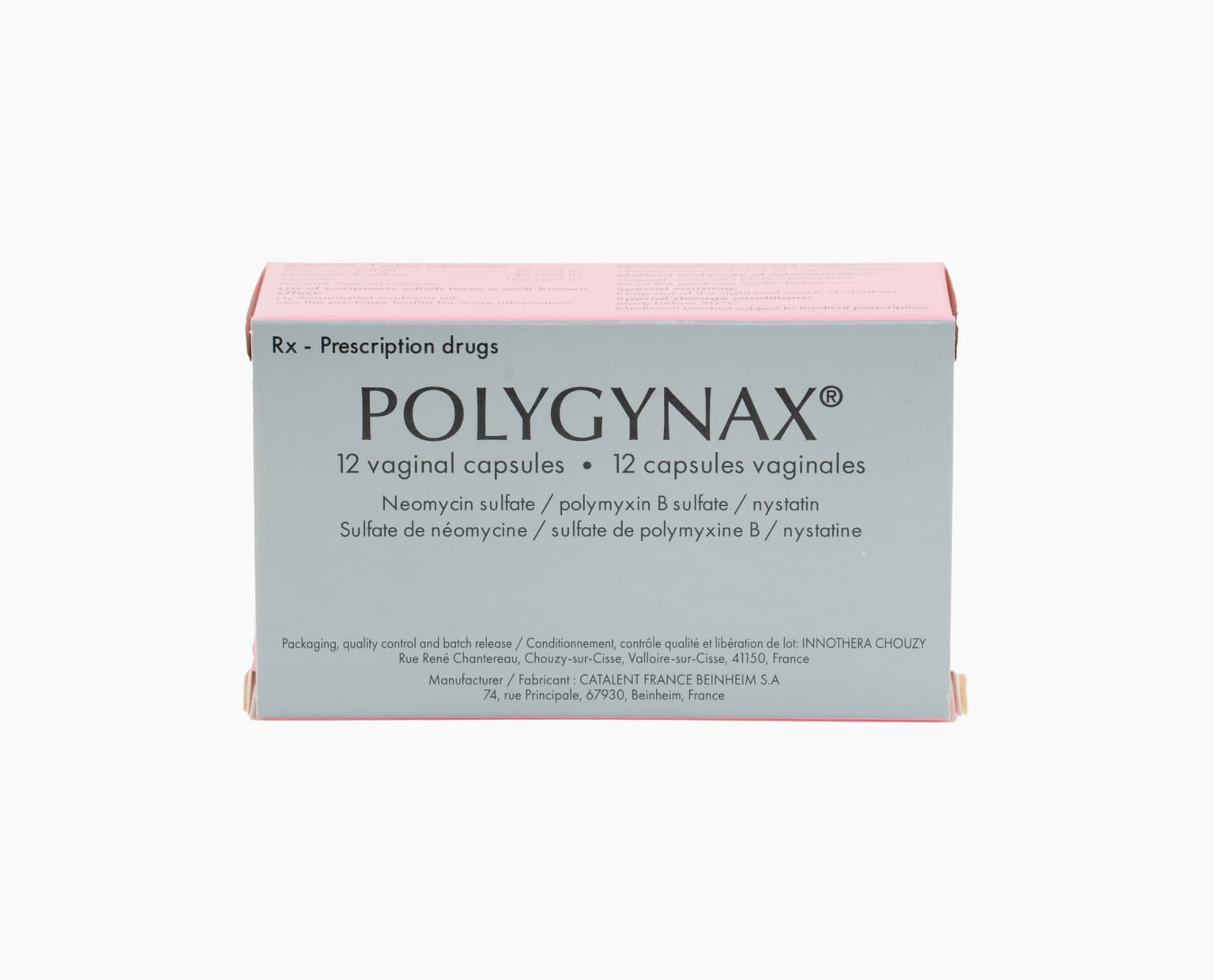 POLYGYNAX - Thuốc đặt âm đạo, trị viêm âm đạo, âm hộ