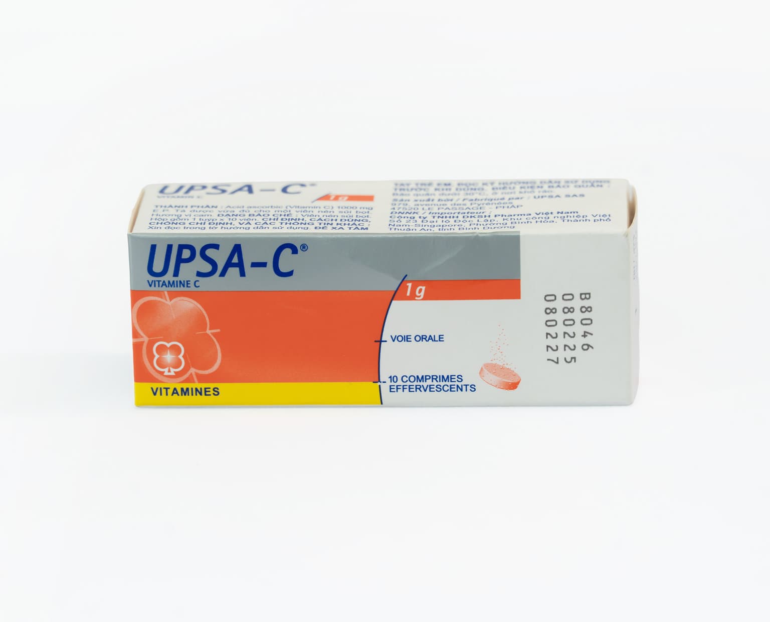 UPSA C SỦI trị thiếu hụt Vitamin C, cảm cúm, mệt mỏi