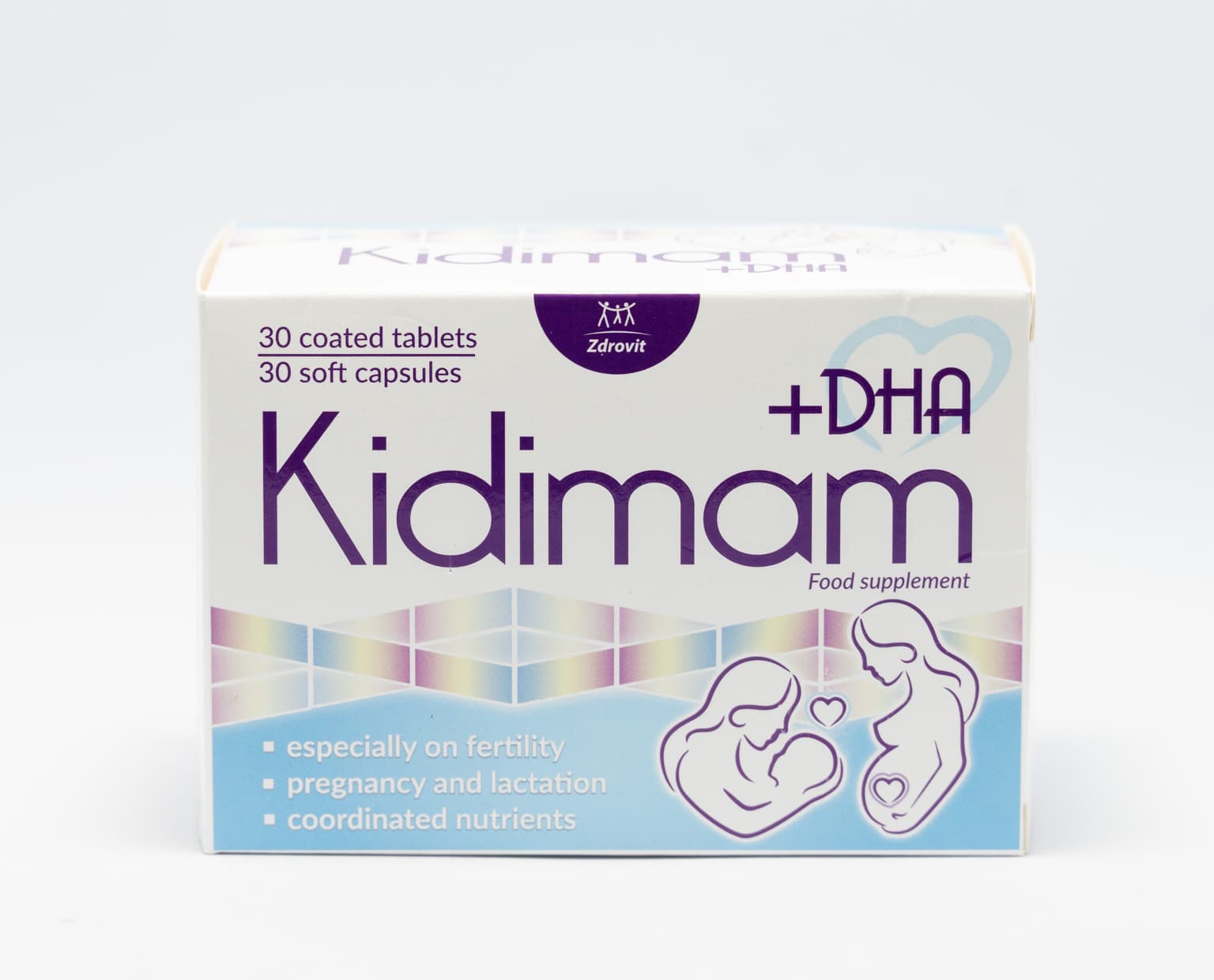 Viên uống Kidimam bổ sung vitamin và DHA cho thai kỳ và mẹ cho con bú